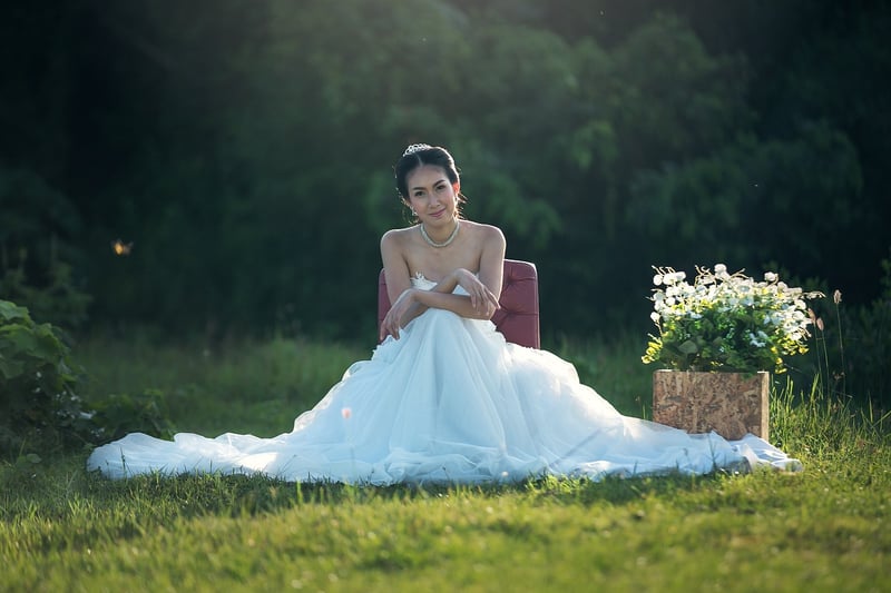 Starry Wedding Gown